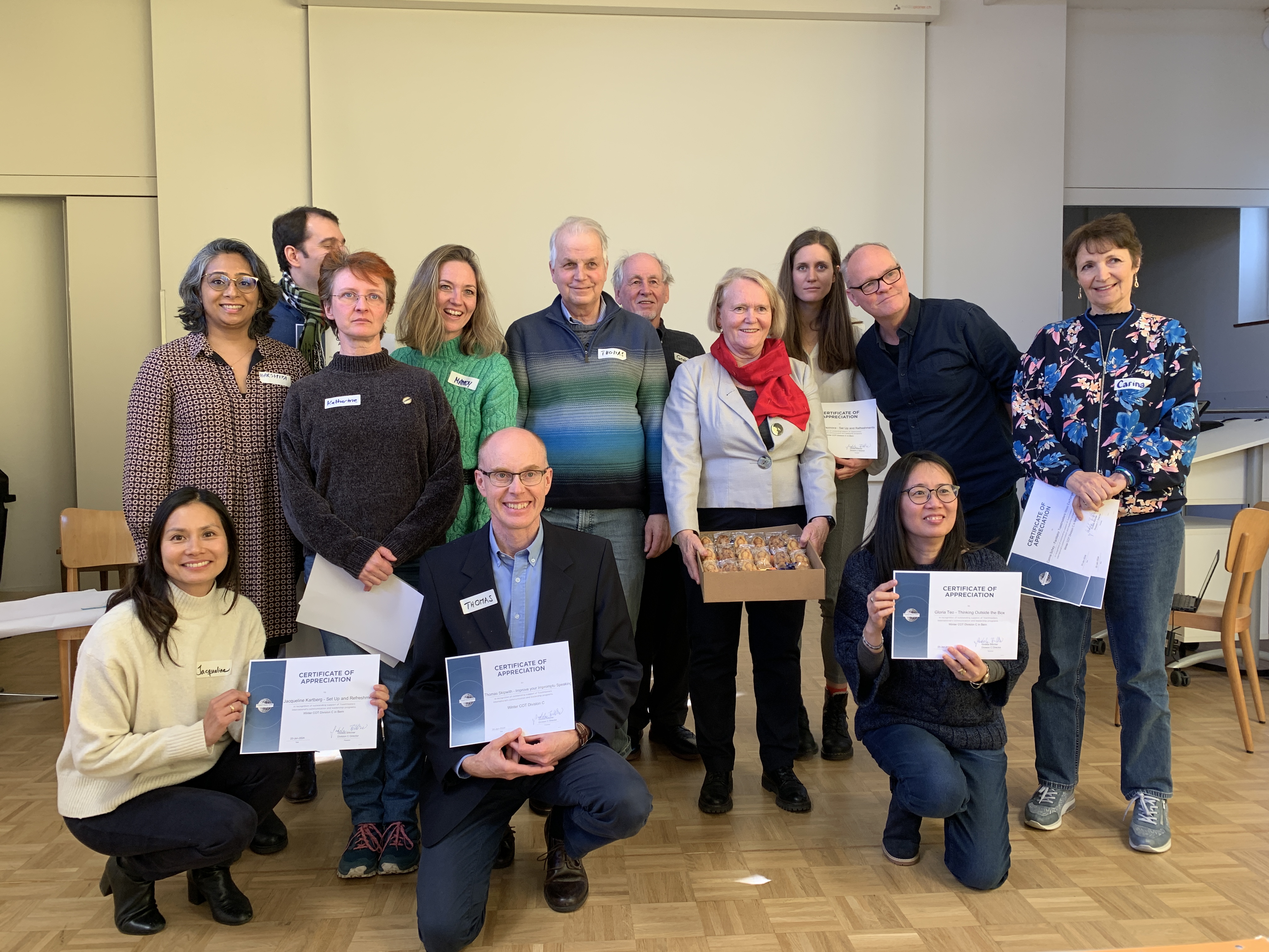 Toastmasters und Vorstandstraining in Bern (auf Englisch)